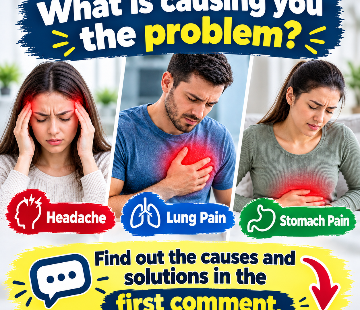 Common Causes of Headaches, Lung Pain, and Stomach Pain 0f3b3f8d-2ef9-47a9-b3f9-ebffe5d49a46
