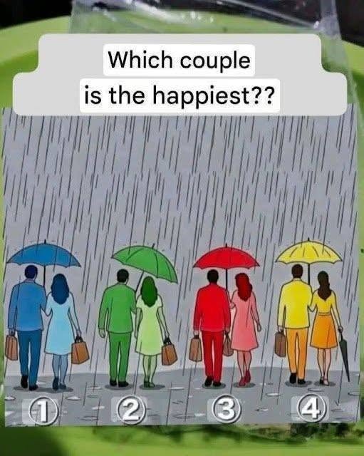 Which Couple Is the Happiest? A Lesson in Perception and Relationships 830754807_122102213487491946_5396027702069442702_n