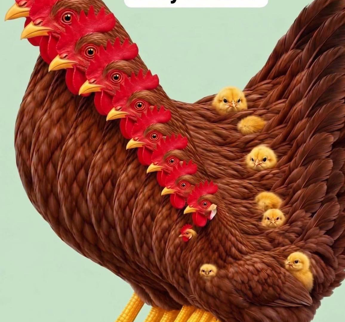How Many Chickens Did You See? The Optical Illusion Explained image