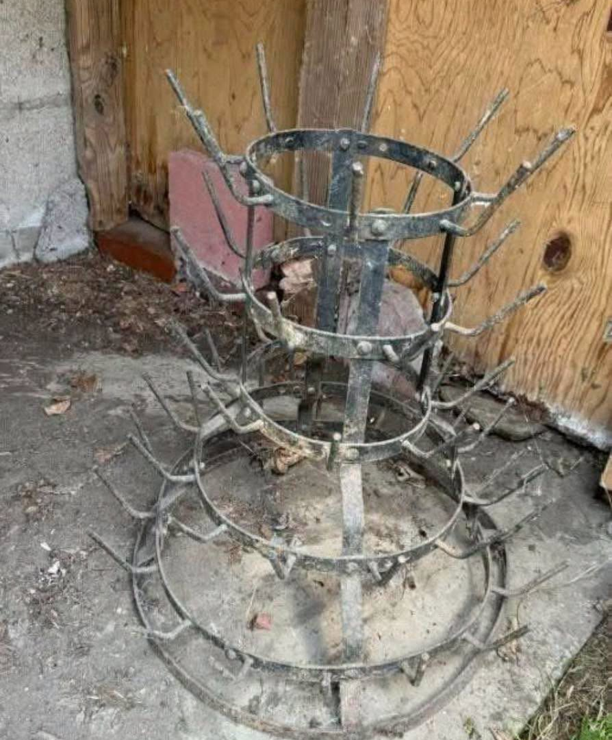 Title: What Is This Metal Rack Found in a 1907 House? image
