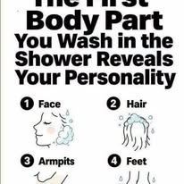 Title: The First Body Part You Wash in the Shower Reveals Your Personality image