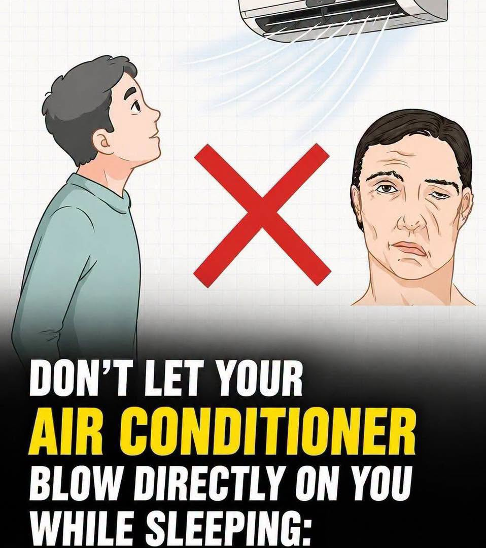 Don't Let Your Air Conditioner Blow Directly on You While Sleeping image