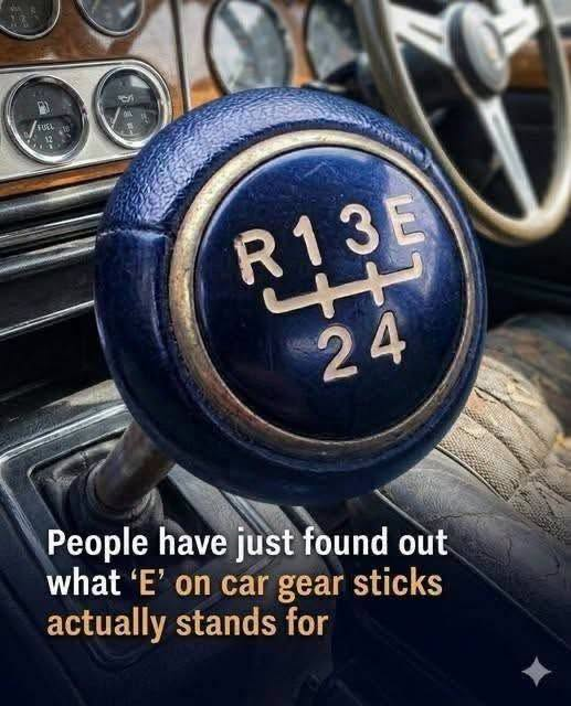 What Does the "E" on a Car Gear Stick Actually Mean? image