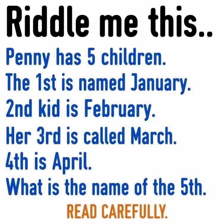 Can You Solve the "Penny Has 5 Children" Riddle? image