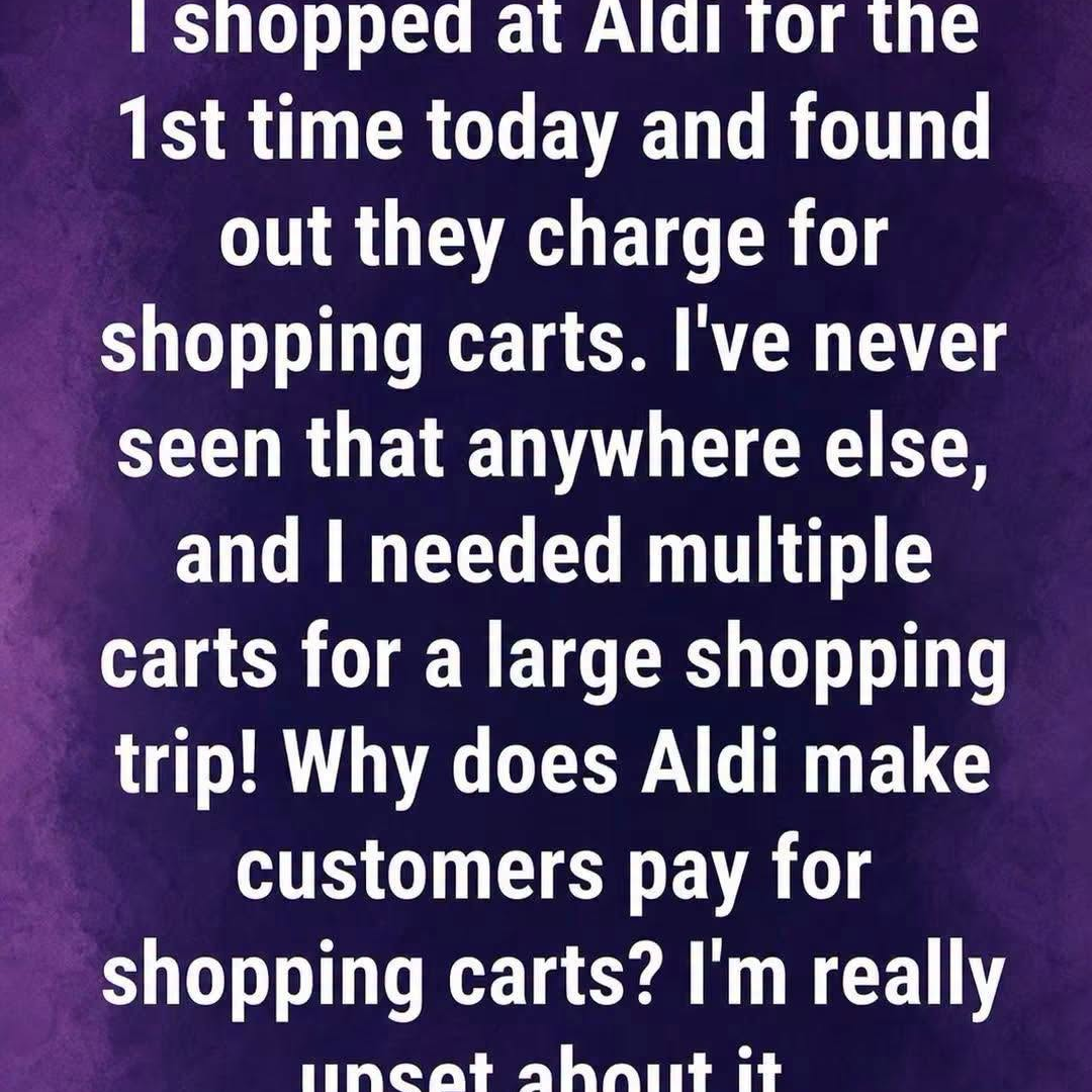 Why Does Aldi Charge for Shopping Carts? image