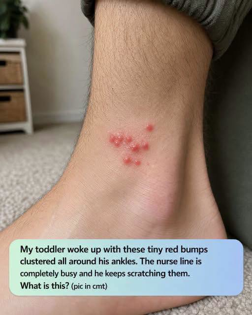 Understanding Clustered Red Bumps on a Toddler's Ankles image