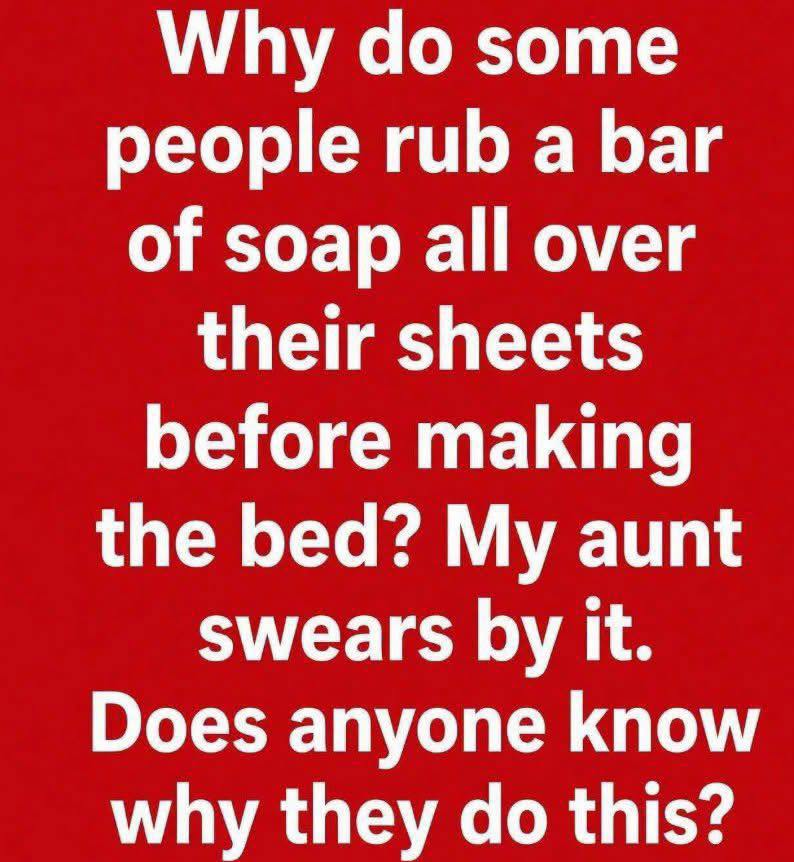 Why Do Some People Rub a Bar of Soap on Their Sheets? image