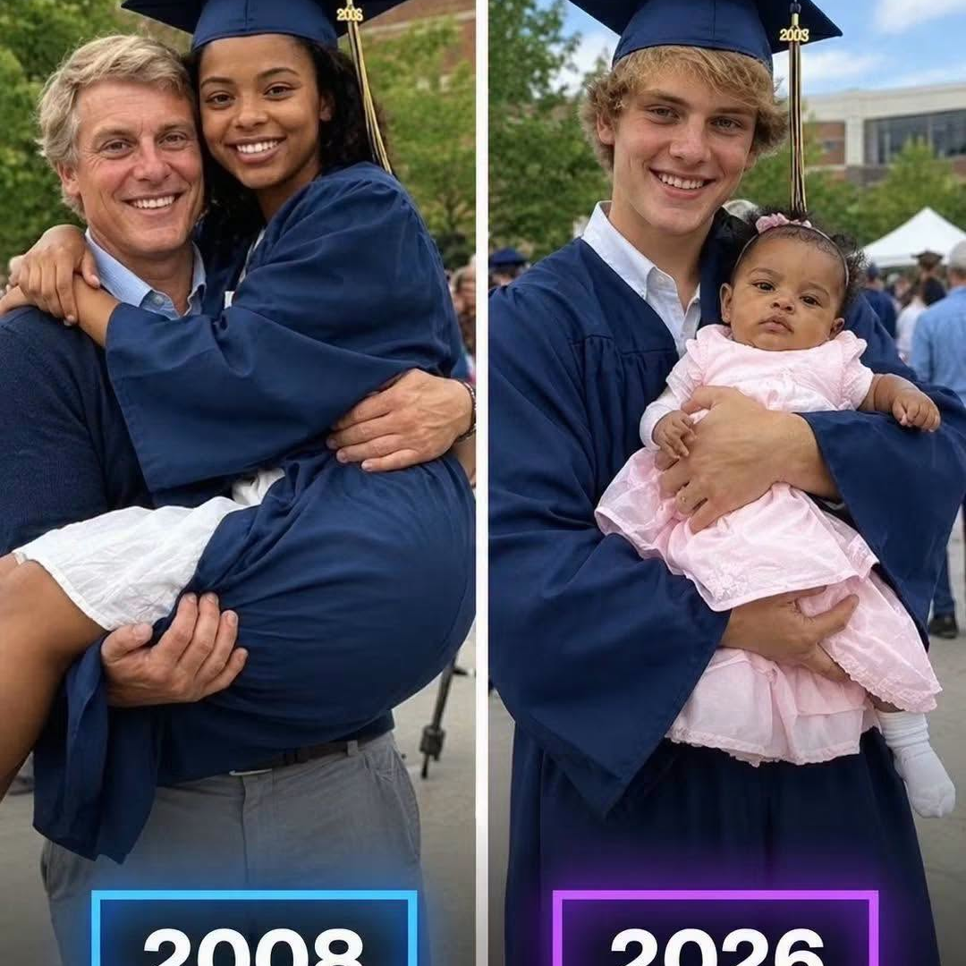 My Dad Raised Me Alone After My Mom Left Me in His Bike Basket at 3 Months Old – 18 Years Later, She Showed Up at My Graduation image
