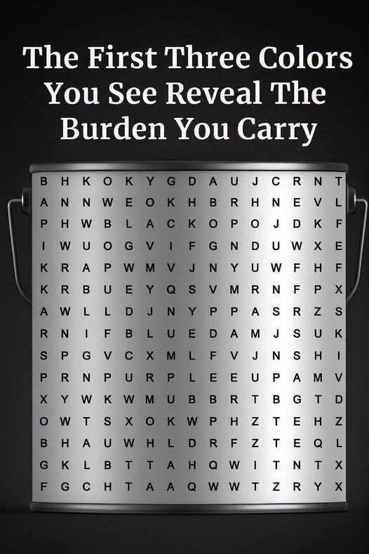 The First Three Colors You See Reveal the Burden You Carry image